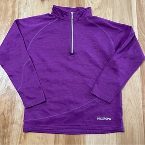 Boulder Gear Kids’ Fuchsia Quarter Zip Long Sleeve Warm Shirt